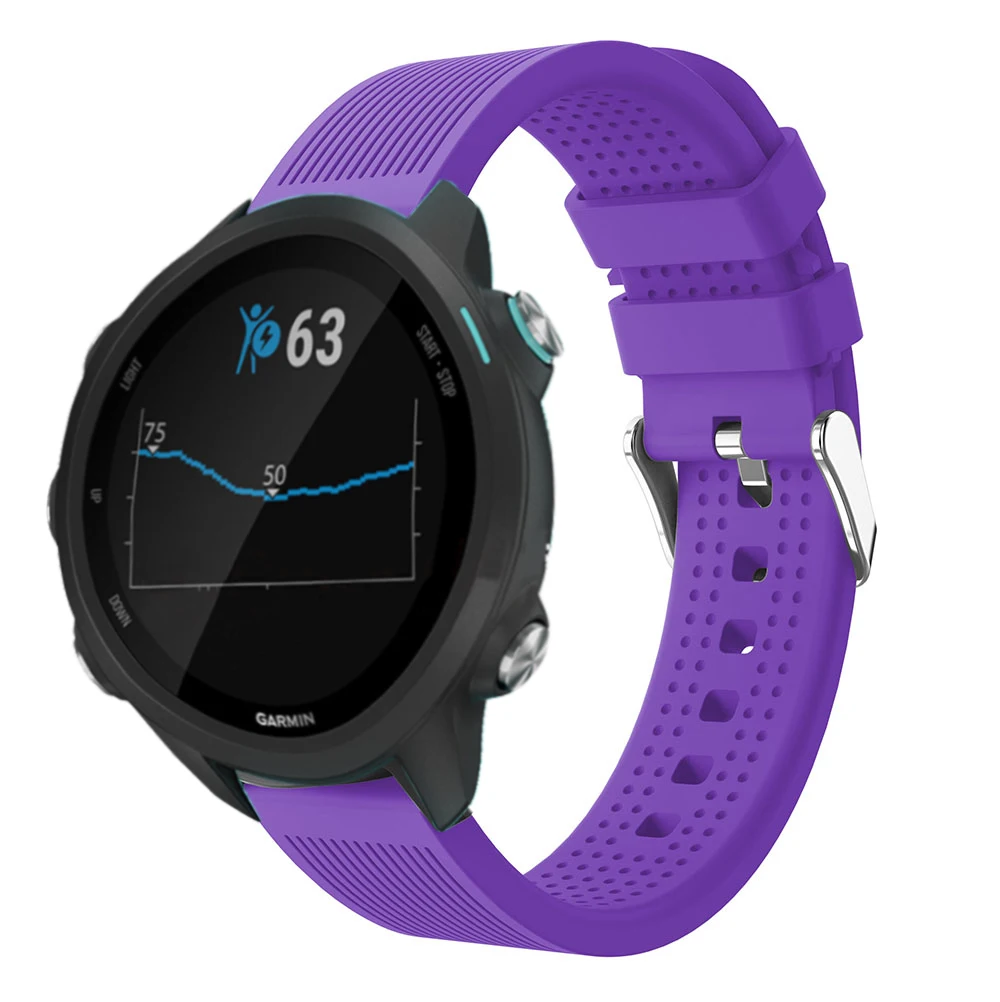 Per Garmin Forerunner 245 Silicone Smart Watch bracciale accessori per Garmin Vivoactive 3 cinturino regolabile Correa