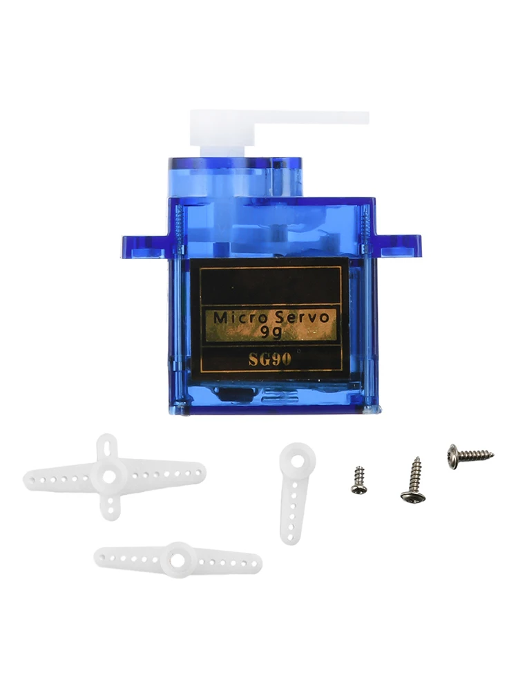 Servomotor Sg90 Micro 9g 180 montaje de 360 grados Kit Sg90 sin engranaje de Metal Pro Rc coche de juguete avión Arduino Uno Diy