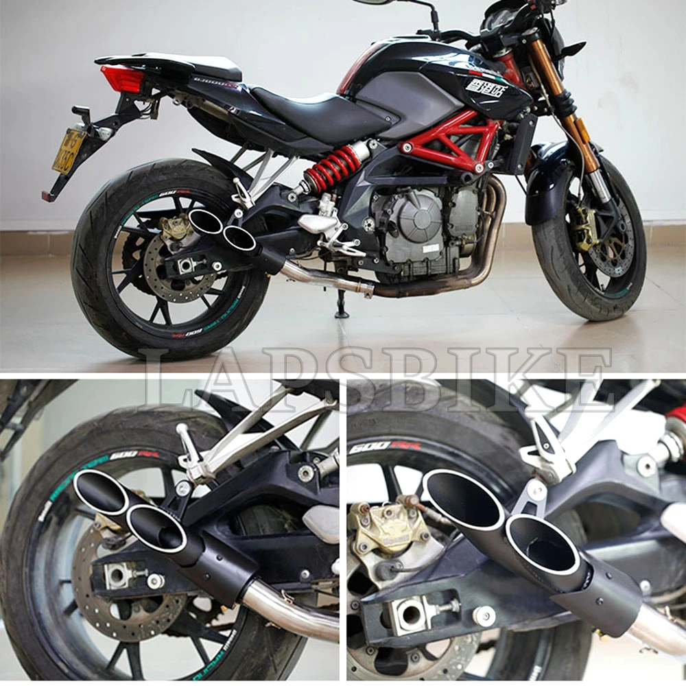 Universal 51mm Slip-On Motorcycle Exhaust Muffler Pipe For R6 R3 R1 R15 FZ1 MT09 MT07 Z900 Z400 ZX6R CBR500R/1000RR GSX-R1000R