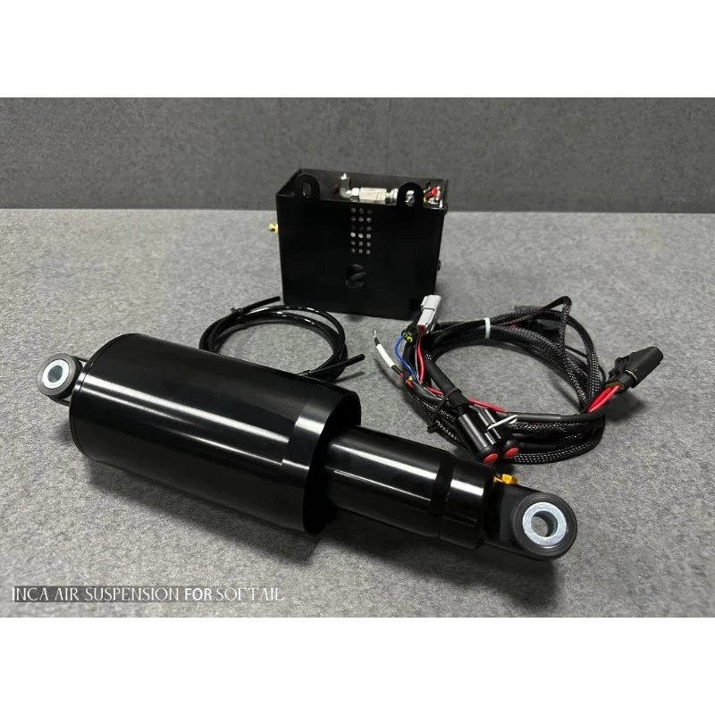 Custom Soft Tail Air Shock Absorption Kit Single RearSuspensionAssemblyFit 18-24 YearsMotorcycleMotorcycle WheelMotorcycle parts