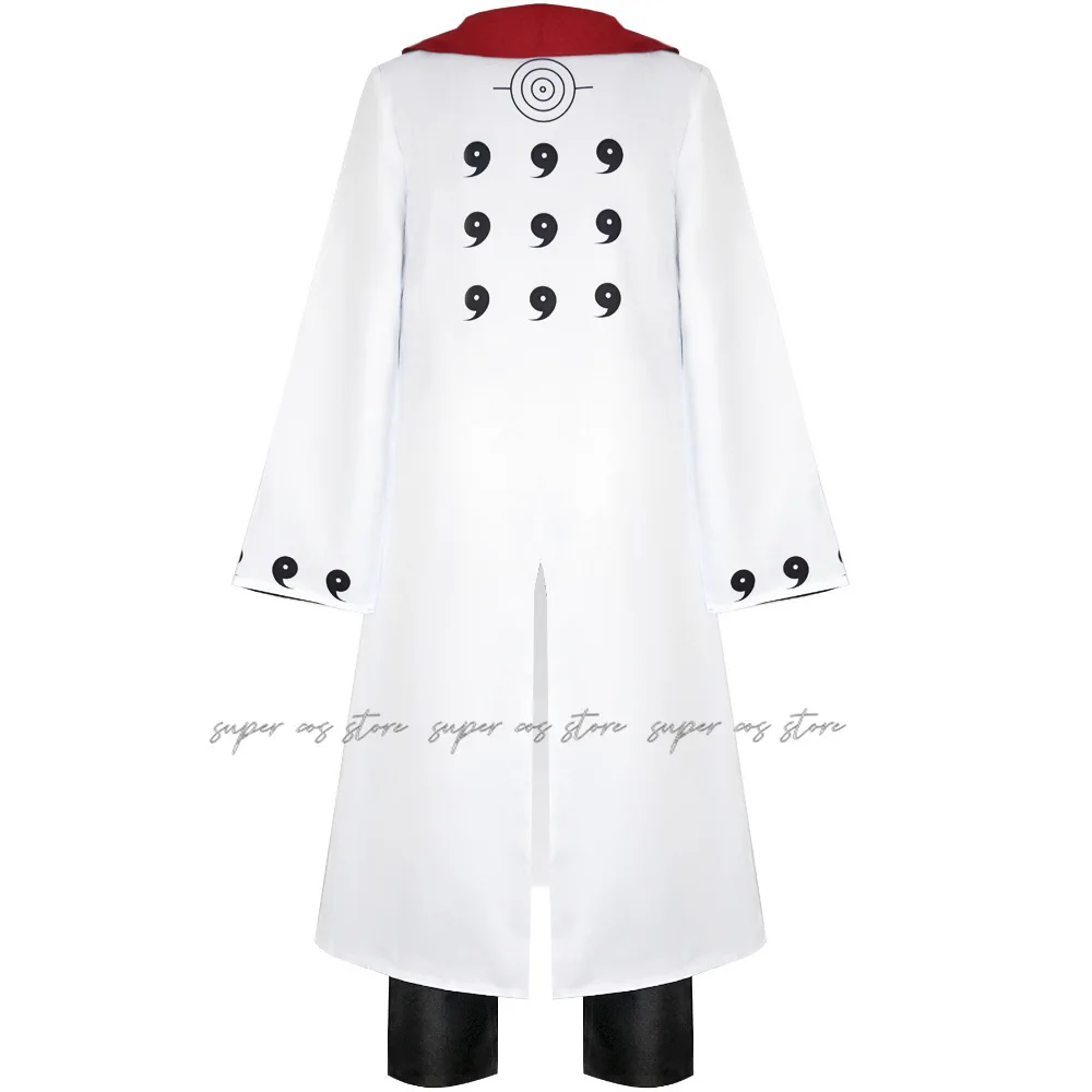 Uchiha Madara Anime Cosplay Costume White Outfits Man Halloween Cosplay Uchiha Madara Clothing customized