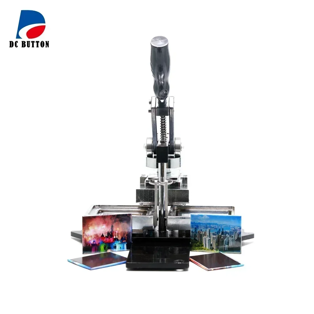 DIY Fridge Magnet Making Machine，80*53mm Rectangular Shape Button Badge Making Machine