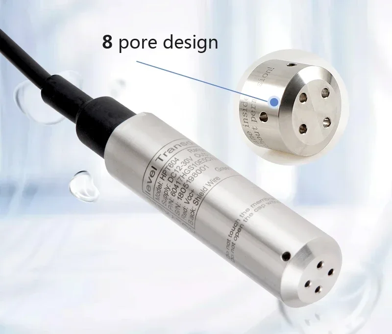 Tauchbarer 4-20 mA RS485 Wasserstandssensor für Wassertank