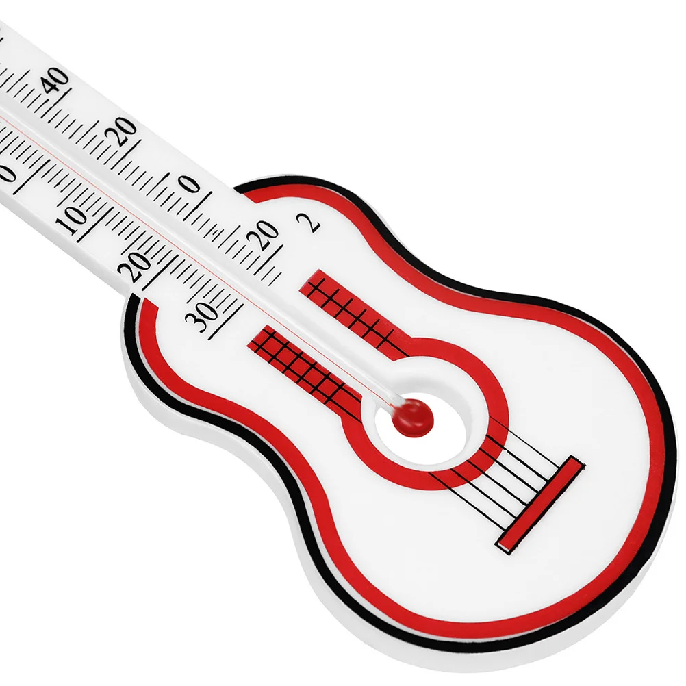 Termometro per camera da parete da 4 pezzi Termometro per chitarra con misurazione accurata per interni in plastica durevole da appendere