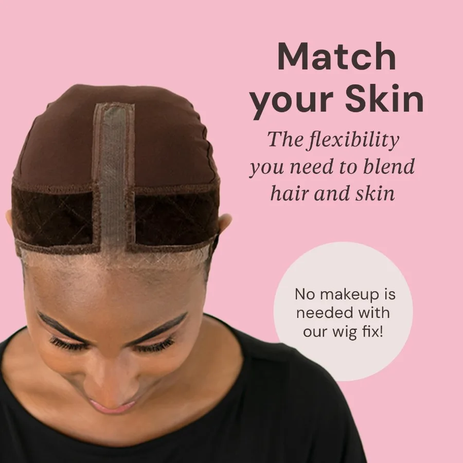 مجموعة ميلا من الدانتيل قبضة شعر مستعار للنساء قبعات شعر مستعار قابلة للتعديل للنساء مع عصابة رأس قابلة للانزلاق لتأمين الجزء العلوي من الدانتيل بشكل مثالي في Pl