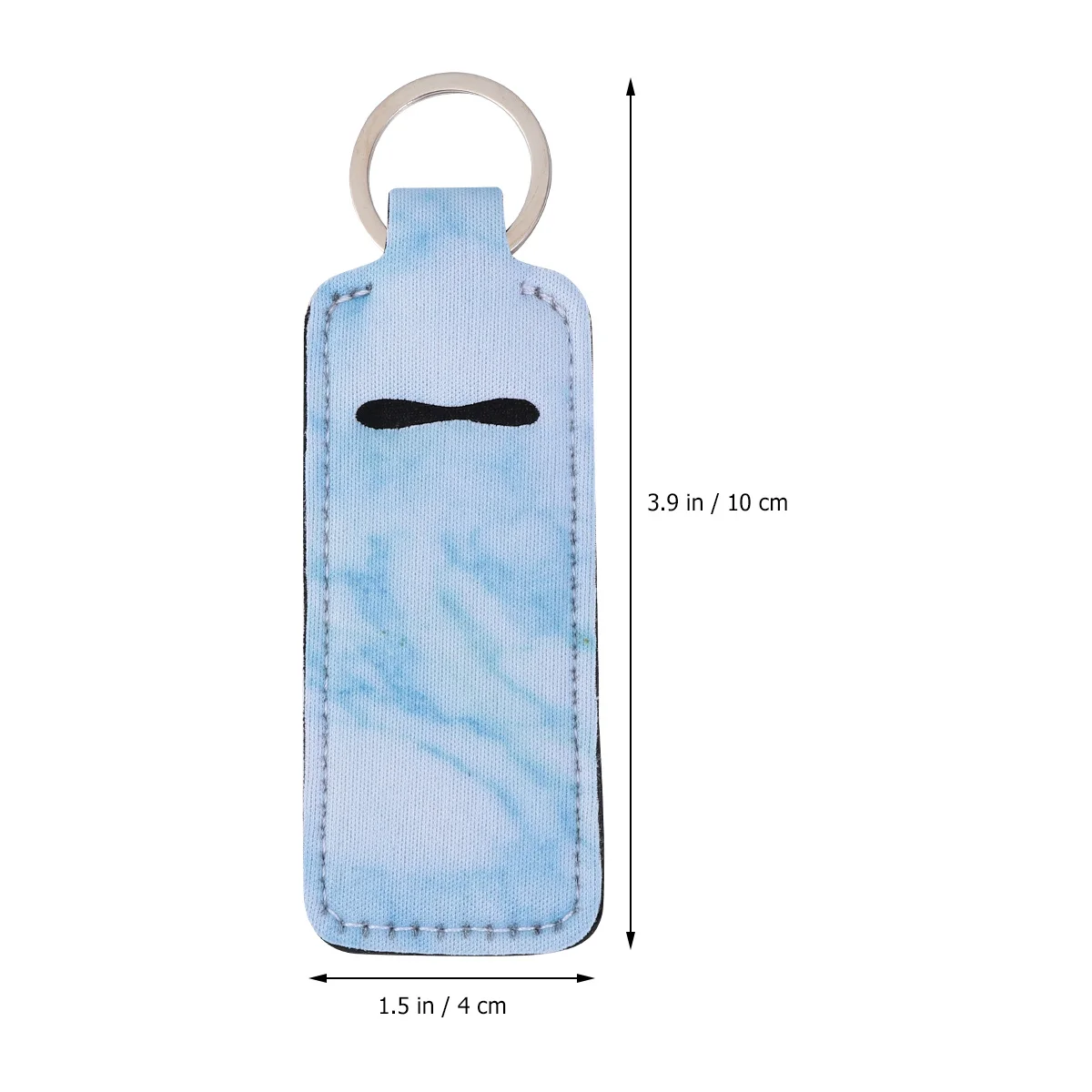 

5pcs Hand Bottle Cover Keychain Portable Refillable Empty Bottle Case For Travel Gym Backpack Protective Container Set