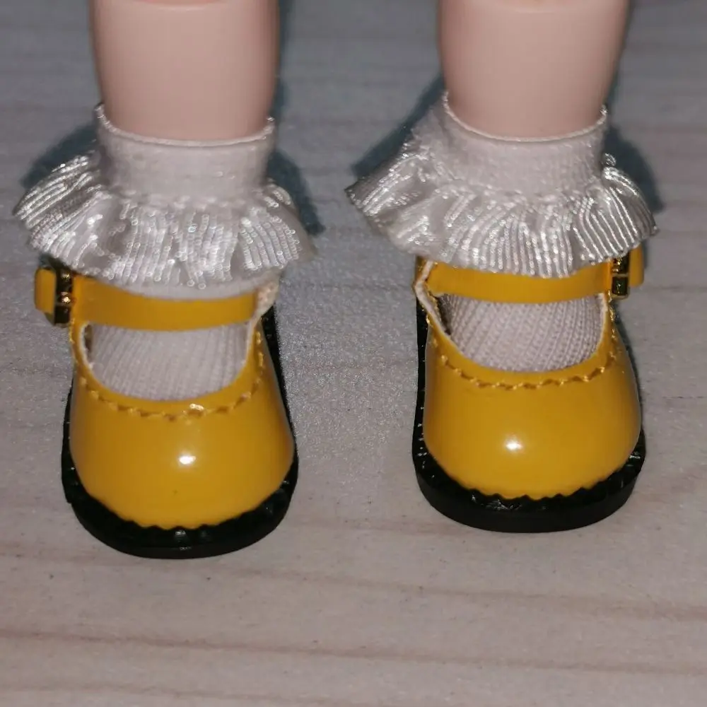 1Pair 1/12 BJD ob11 Doll Sandals For Obitsu11 GSC DOD Body Dolls Socks OB11 Princess Shoes Clothes Accessories Toys