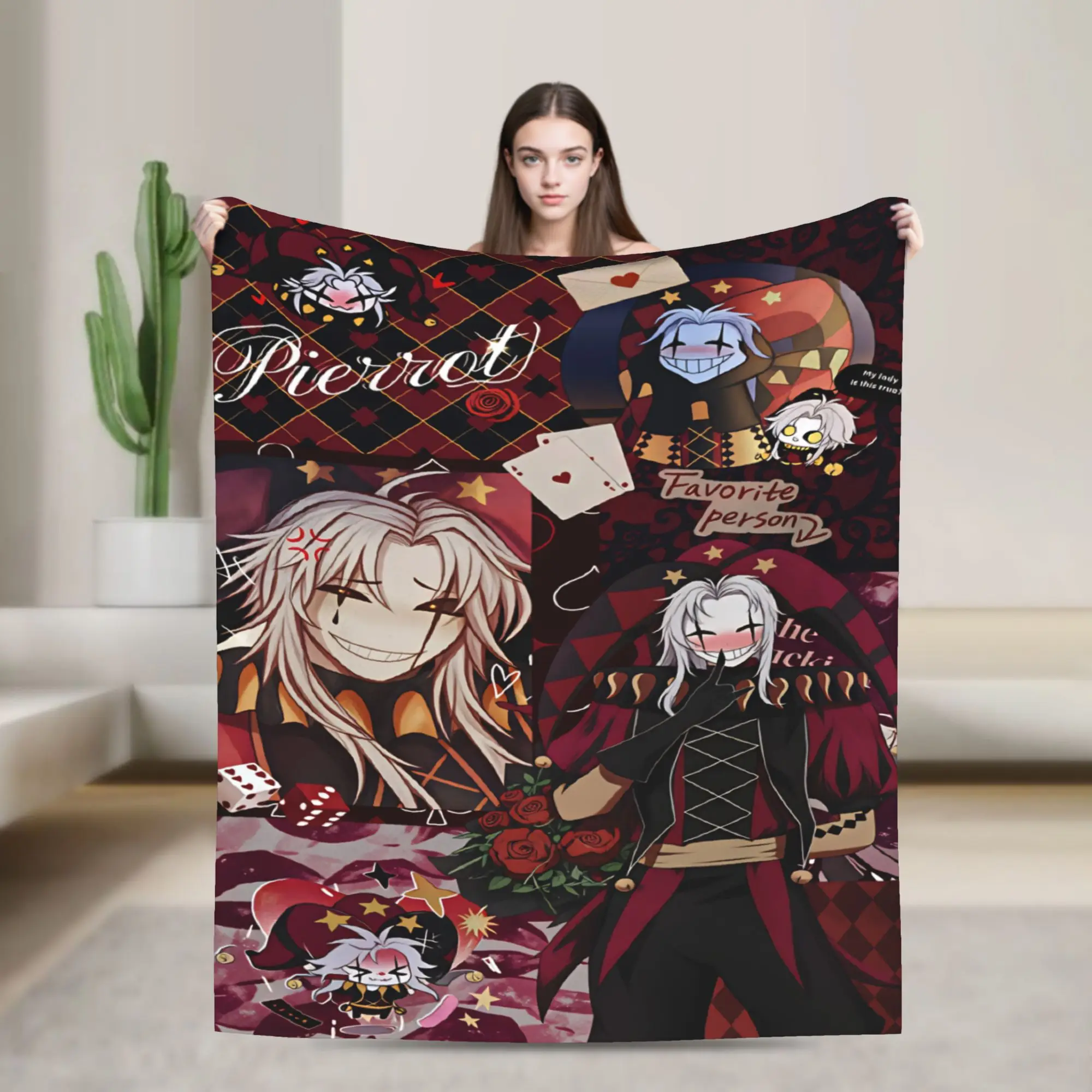 The Freak Circus  Warm Soft Blanket  Boy Girl Plush Throw Blanket Pattern Outdoor Flannel Bedspread Sofa Bed Cover