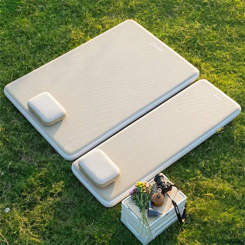 Lohascamping Camping Air Mattress Compact Folding Sleeping Bed Tent Mat 1-2 Person  Inflatable Mat 10cm Thicken Sleeping Mat