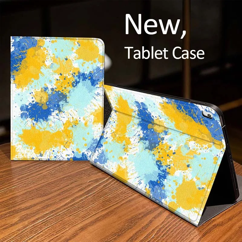 

Colorful Abstract Pattern Art For iPad Pro mini Air 1 2 4 3 5 6 7 8gen 9gen 11 M2 M3 M4 6th 7th 10th 11th Gen 2025 Tablet Case