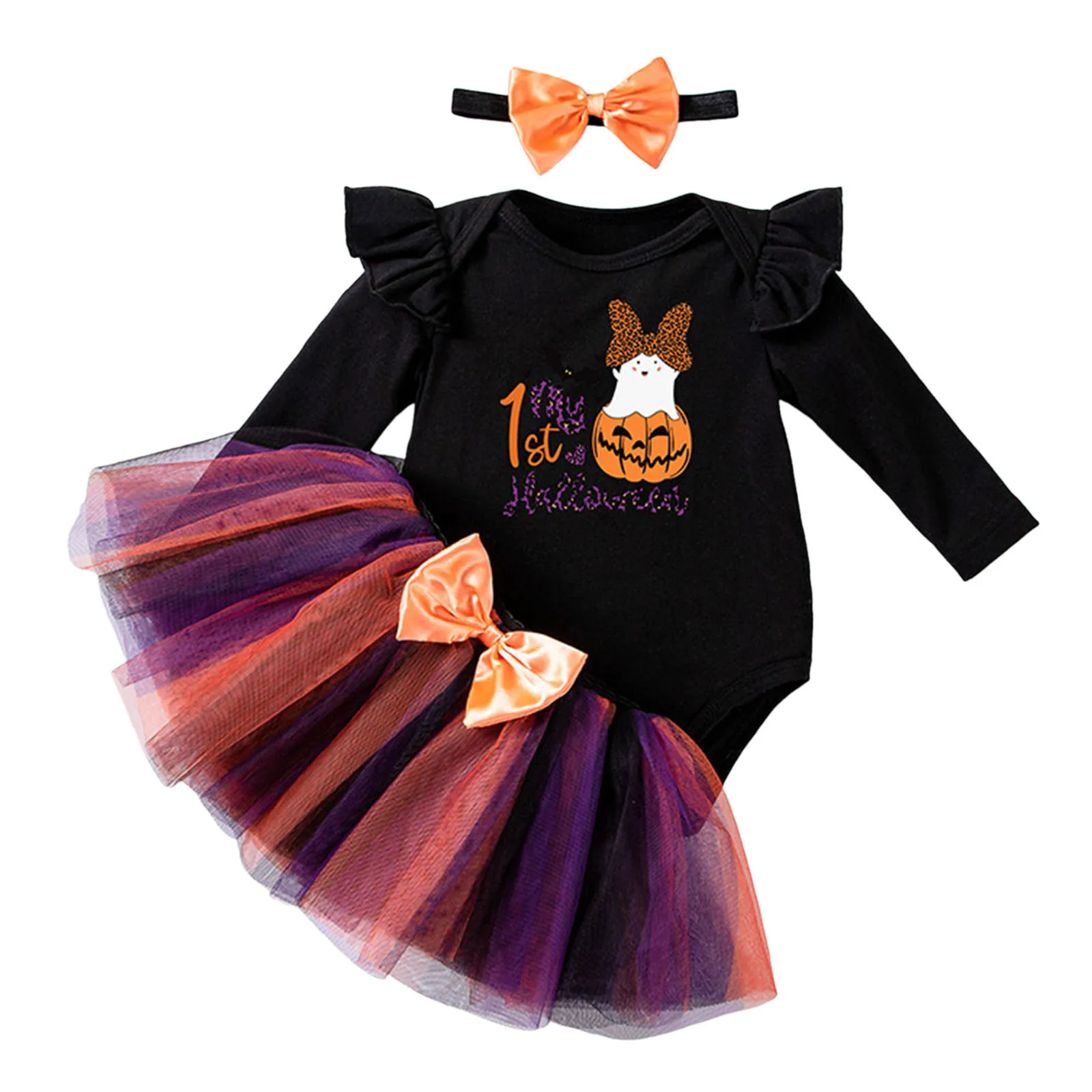 

Одежда для 9-мисяц для маленьких девочек, платья для девочек, наряды для вечеринки на Хэллоуин, одежда для маленьких девочек, наряд с круглым вырезом и длинными рукавами для девочек, наряд совы