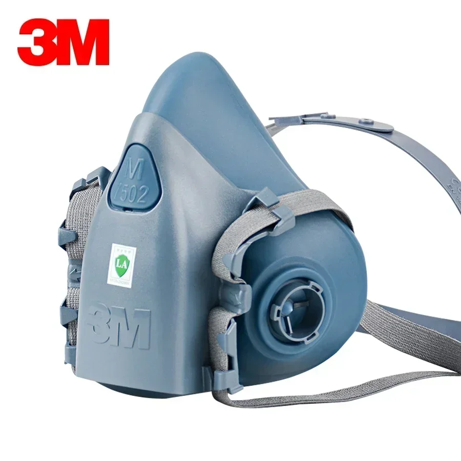 10 ชิ้น 3 เมตร 7502 หน้ากากแก๊สสารเคมี Respirator หน้ากากป้องกันสีอุตสาหกรรมสเปรย์สามารถจับคู่กับ 6000 กรอง Anti แก๊สอินทรีย์