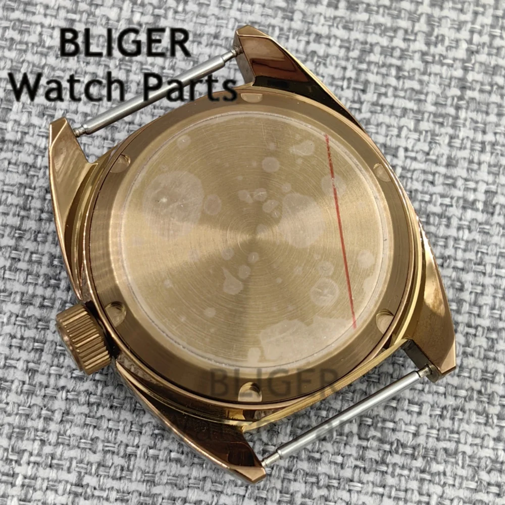 Coffee Colour Double Domed AR Sapphire Glass 36mm/39mm Watch Cases Fit NH34-NH39 ETA2824 PT5000 Movement Big Crown/Small Crown