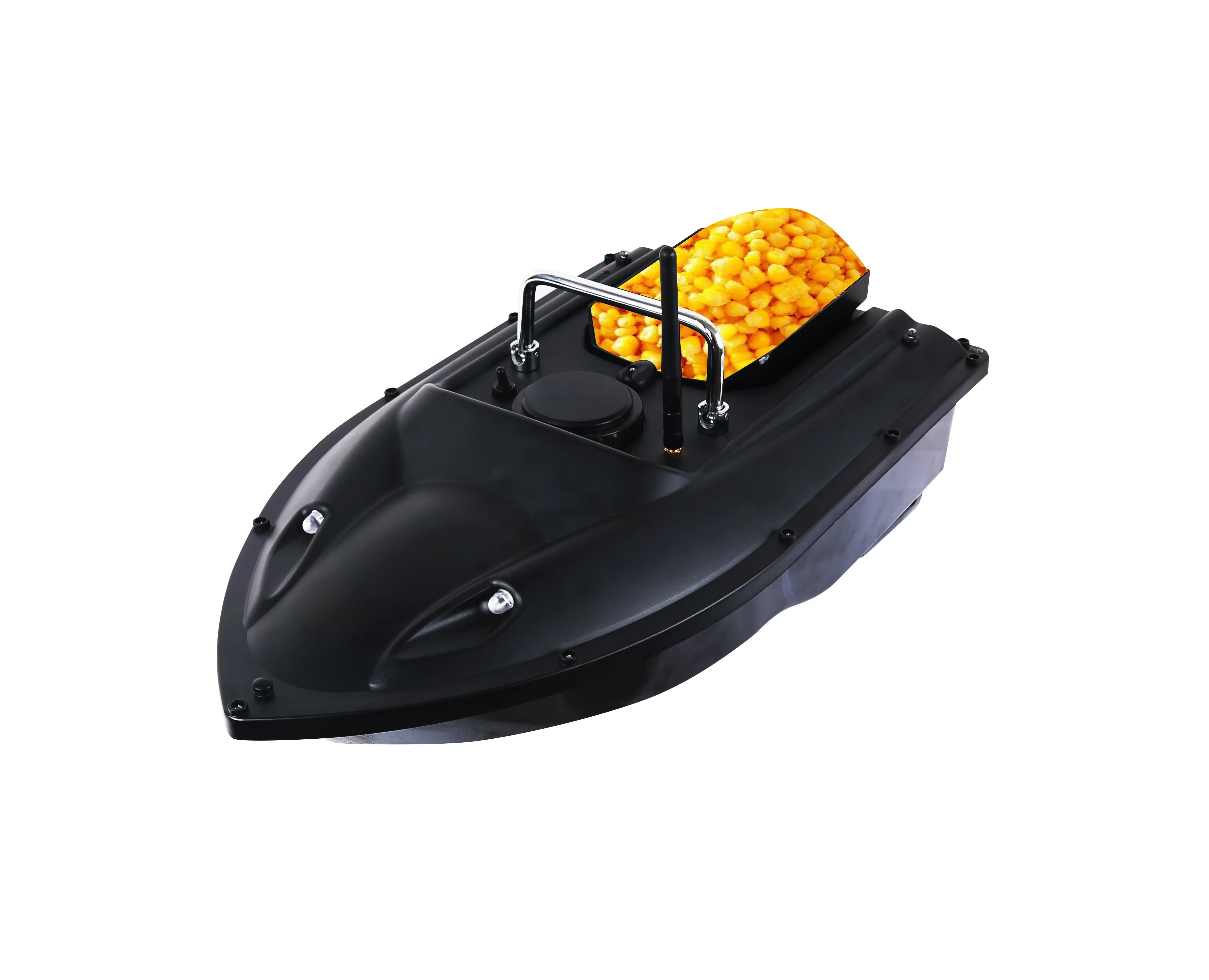 black boat  D 13 Intelligent remote control Single warehouse fishing bait boat