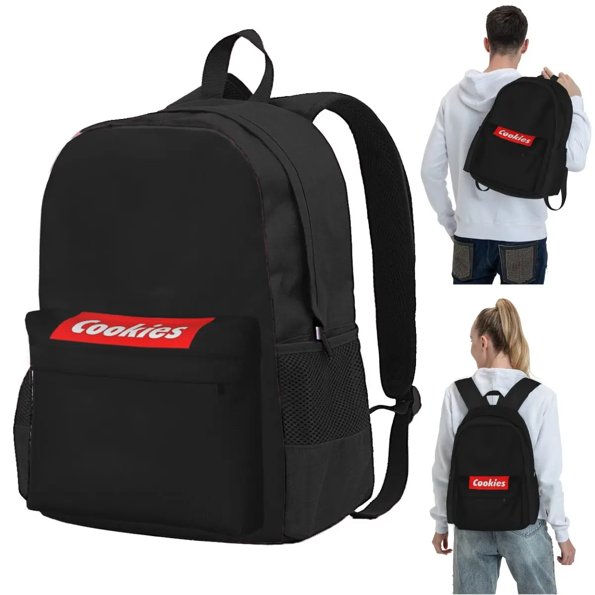 Cookies The Best Top And The Most Popular Pastry Dessert Lover Backpack Student BookBag Kids School Bag Computer