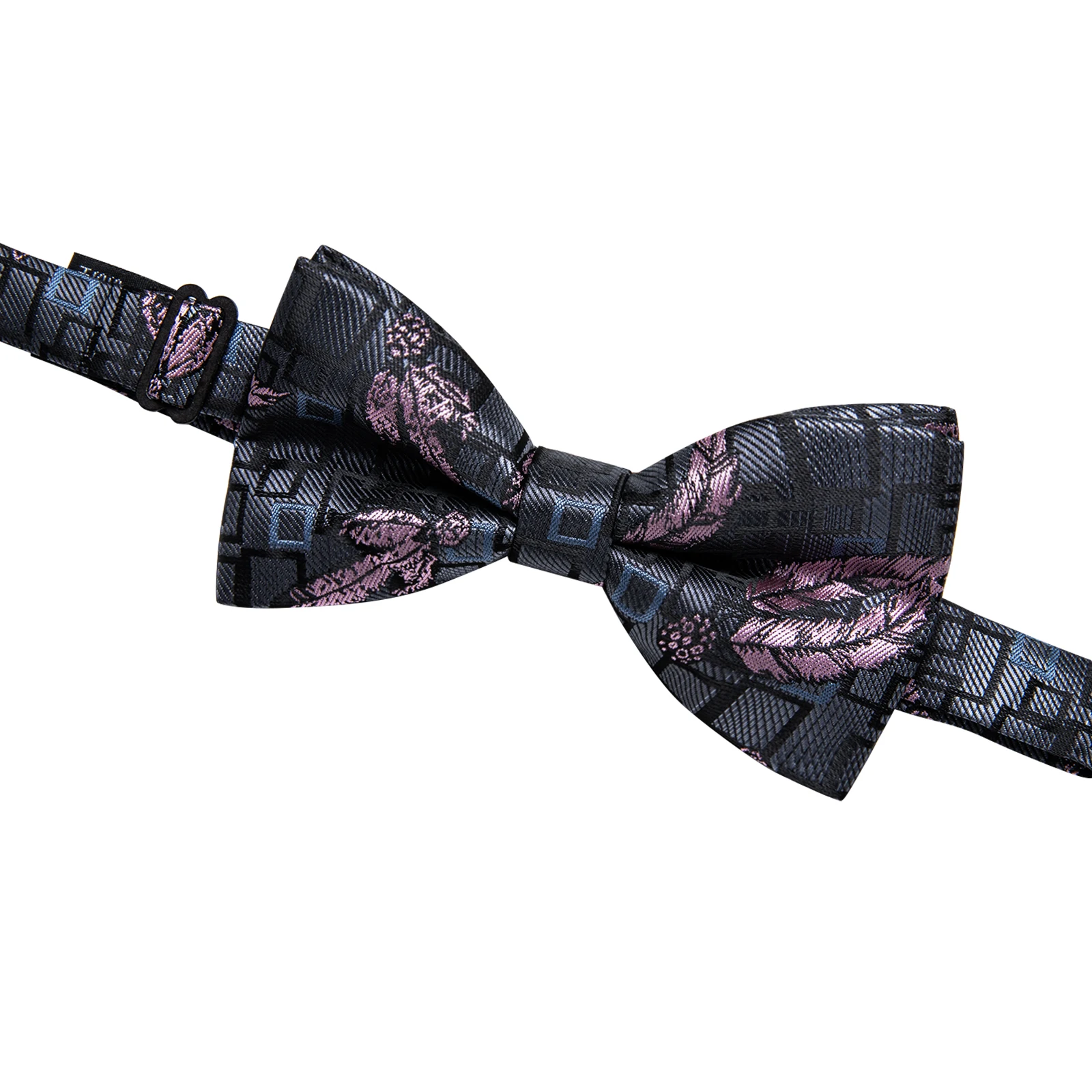 Jacquard Luxury Men's Bow Tie Fashion Printed Plaid Necktie for Wedding Party Business Shirt Waistcoat Accessories Free Shipping