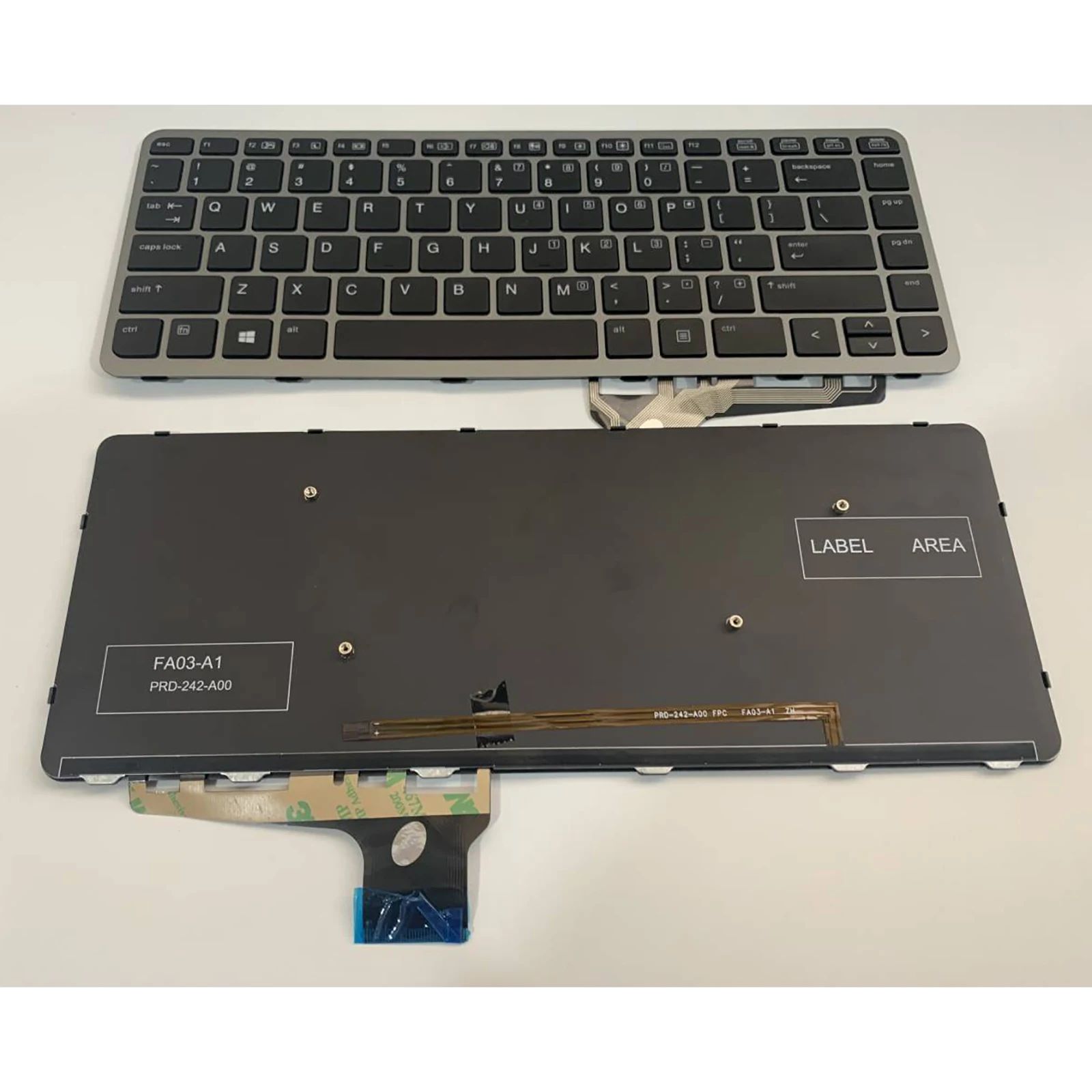 US  Keyboard for Hp Elitebook folio 1040 G2 1000 1040 G1 736933-001 739576-001