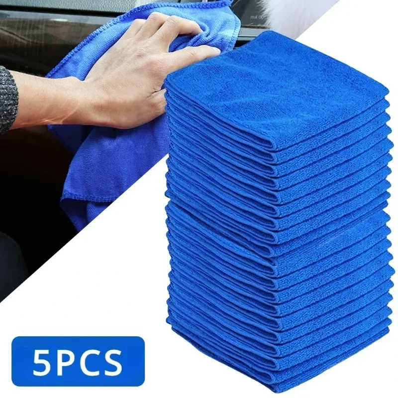 Microfiber Cleaning Cloths Lint Free Microfiber Cleaning Towel Cloths Reusable Cleaning TowelsThickened Absorbent Car Wash Towel