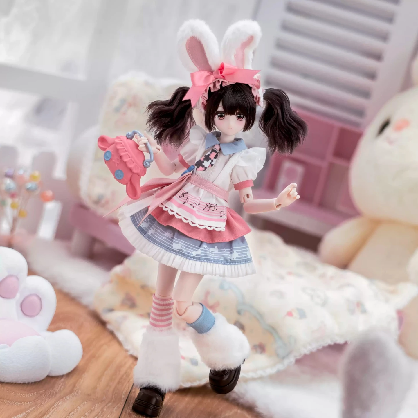 Genuine Bonnie Symphony Series Special 1/6 Action Figure Bjd Blind Box Hair Transplant Doll Model Decoration Collect Toy Gift view 3