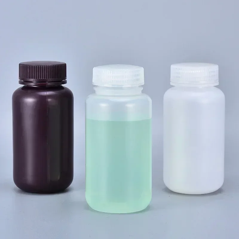 Empty PP Wide Mouth Refillable Bottle Food Grade Plastic Container for Liquid Lotion Leakproof Reagent bottles 5ML-1000ML