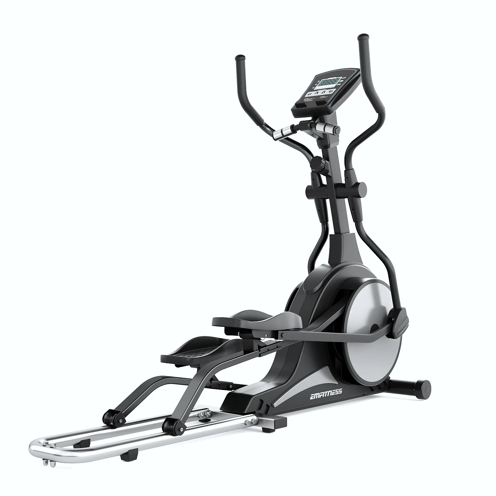 

Magnetically Controlled Foldable Steel Elliptical Machine with Rear Wheel Drive for Home and Commercial Elliptical
