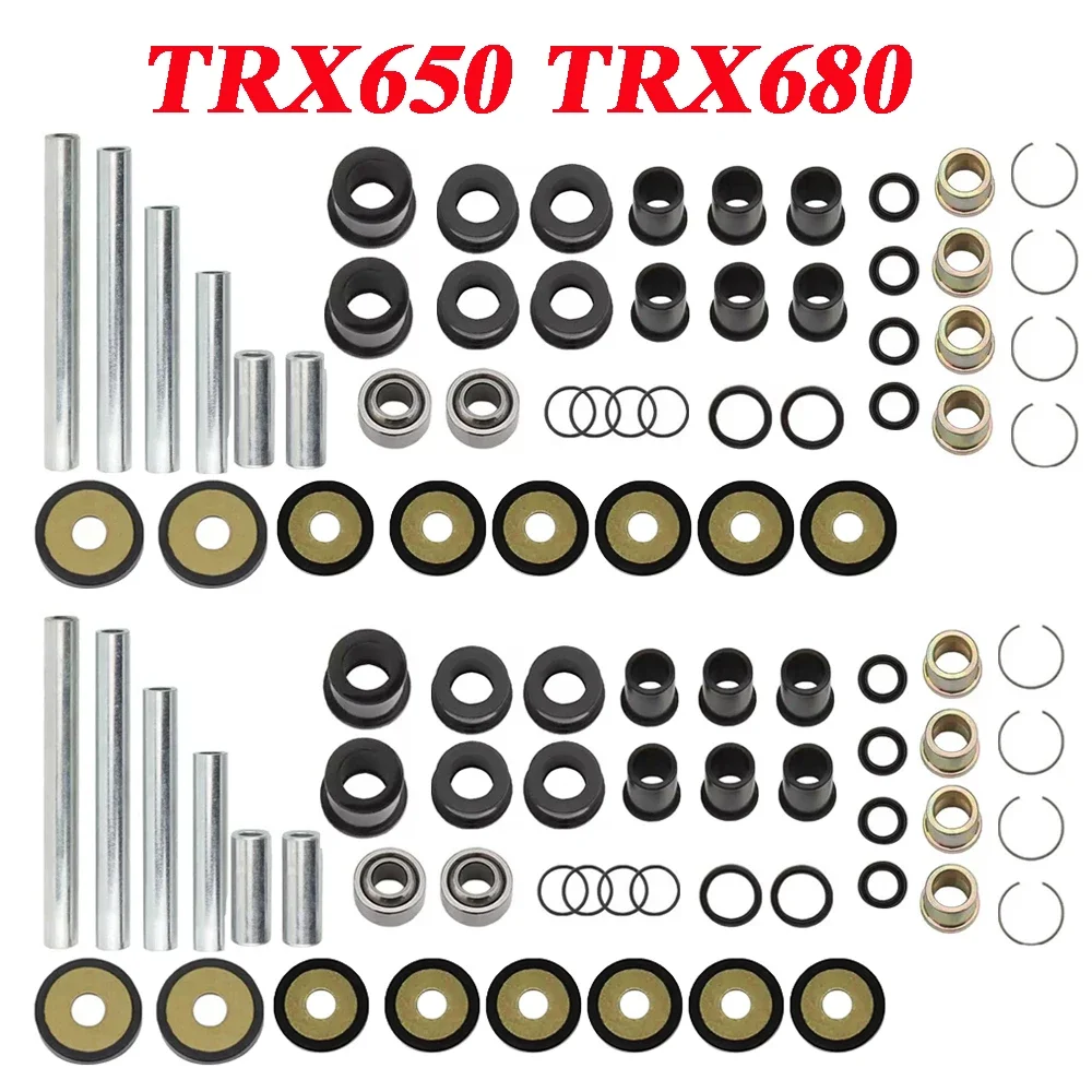 

For Honda TRX650 TRX680 Rincon 2003-2019 Front/Rear Upper/Lower A-arm Bushing Shaft Kit