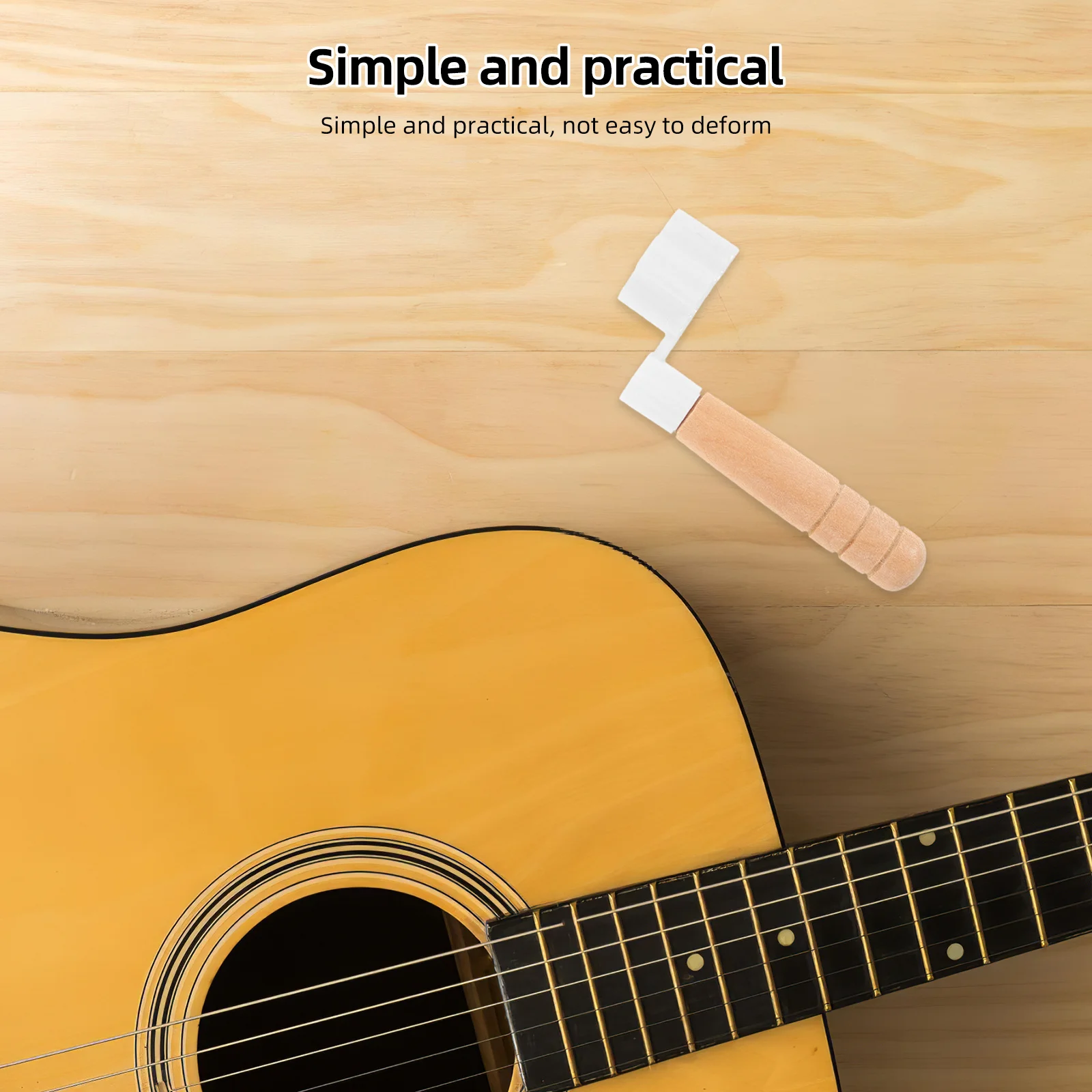 

Wood Handle Peg Winder For Acoustic Electric String Changing Bridge Pin Puller Multifunctional Guitar Repair Accessory Durable