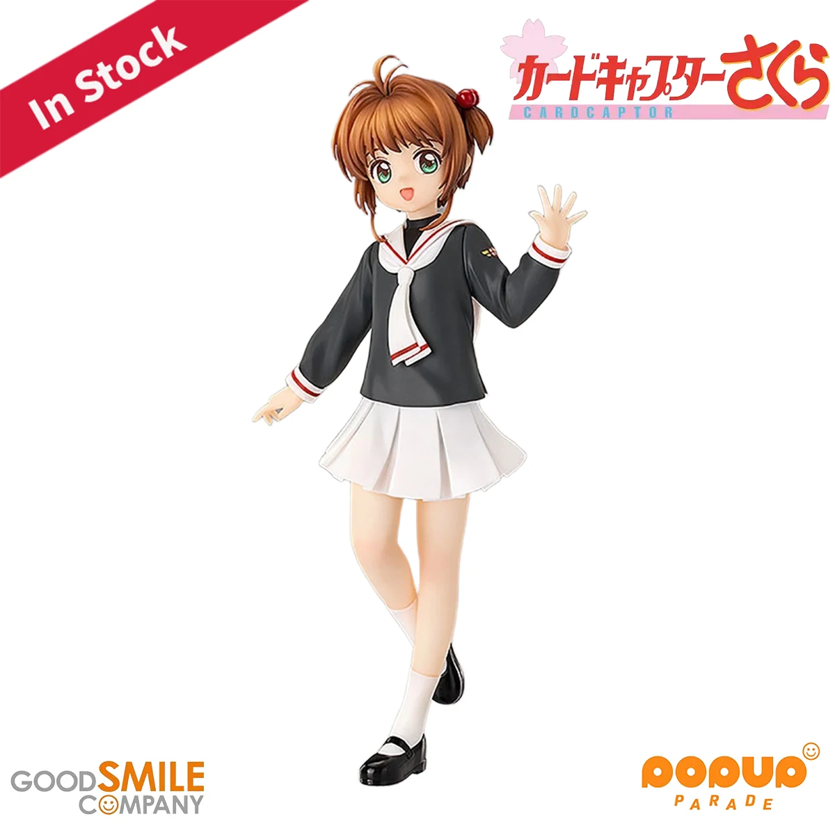 

Оригинальная оригинальная Good Smile Company, предварительно окрашенная всплывающая парадная карта Captor Sakura Kinomoto Sakura H = 160 мм, фигурка аниме-персонажа