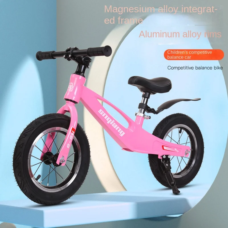 LazyChild-patinete de aleación de magnesio para niños de 1 a 6 años, Scooter para bebé Sin Pedal, ligero y fácil de llevar