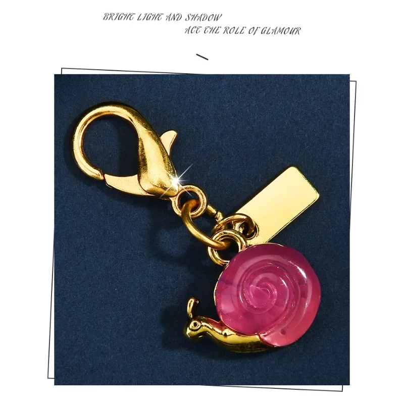 

Fashionable retro keychains, personal keychain pendant accessories, snail bag pendants, bag pendants