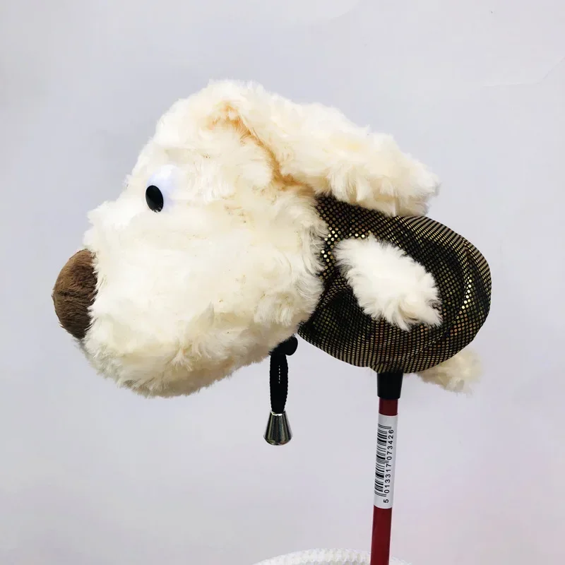 Novedad Golf cubierta de cabeza de madera Protector en forma de cachorro para conductor Fairway Club Golf Headcover Woods accesorios de Golf