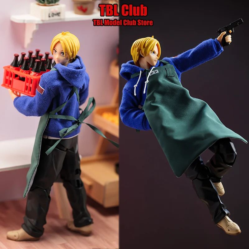 

Мужская одежда в масштабе 1/12 SAKAMOTO DAYS Asakura Shin Mind Superpower Reading Salesclerk для shf 6-дюймовая экшн-фигурка солдата