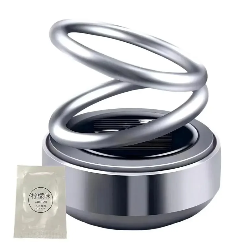 

Auto Aromatherapy Rotating Car Air Fresheners Car Decorations Aroma Double Ring Vehicle Diffuser car Accessories