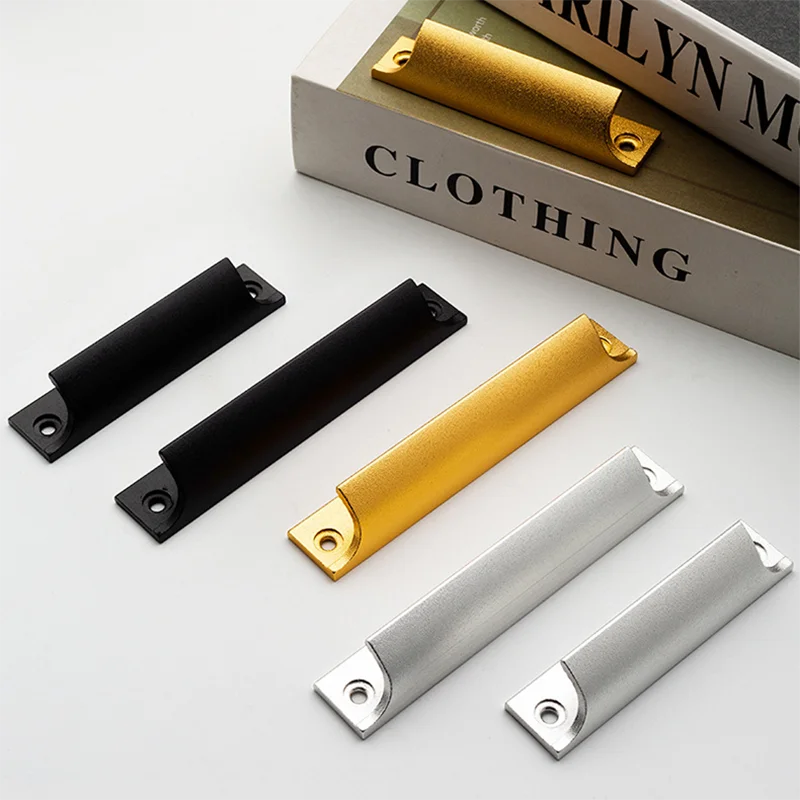 New Aluminum Alloy Door Handle Push-pull Balcony Gate Window Pulls Knob Furniture High Quality Solid Window Sliding Door Knob