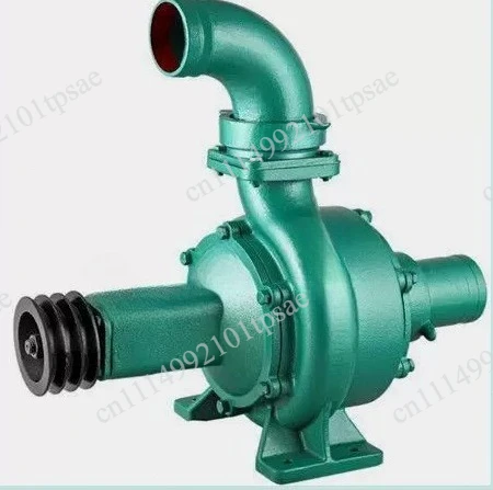 High Pressure High Head Large Flow Double Impeller Centrifugal Pump Water Pump Farmland Irrigation Diesel Engine Trailer Pump