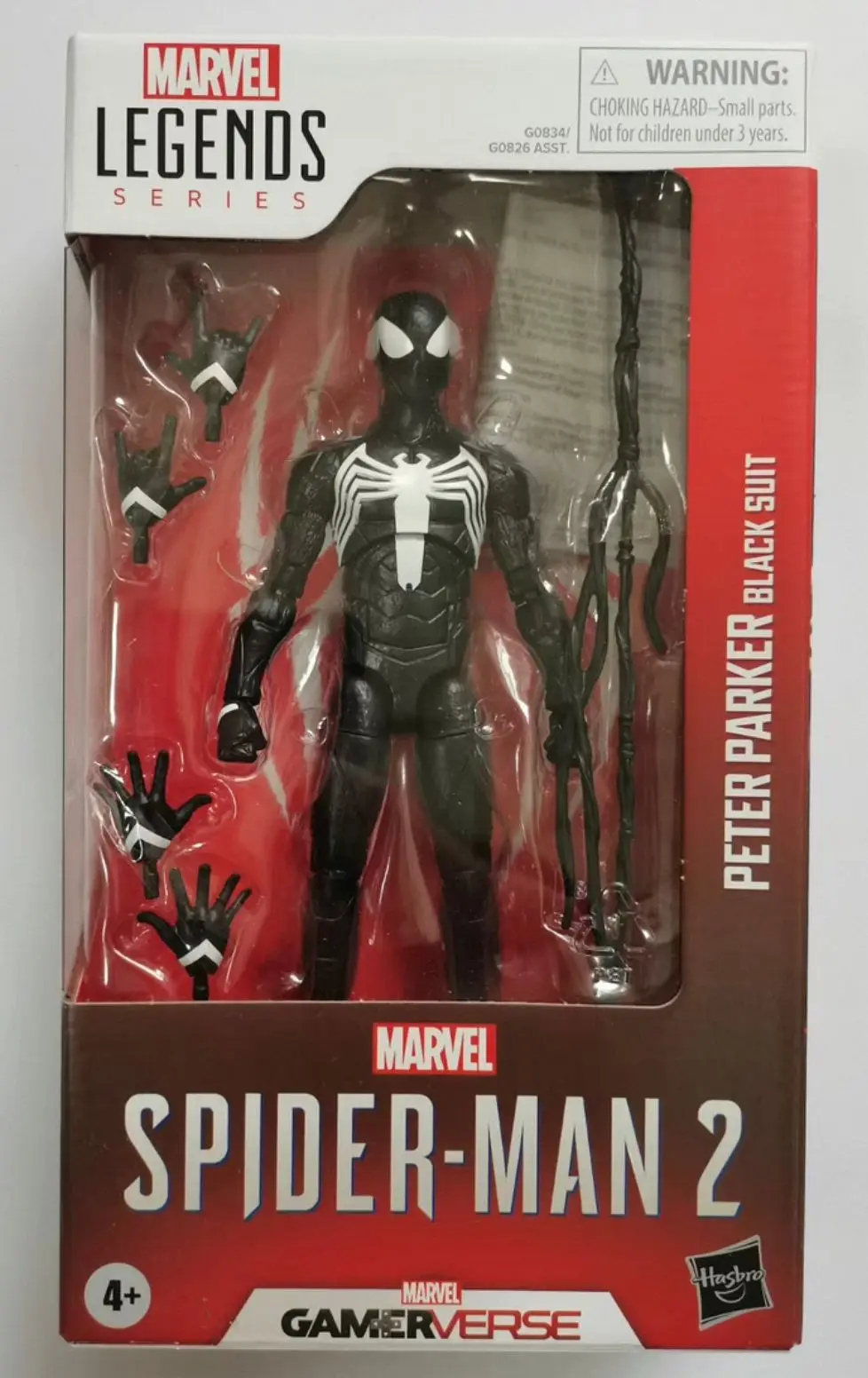 

Марвел Легенды: Симбиотический Человек-паук Питер Паркер в черной одежде