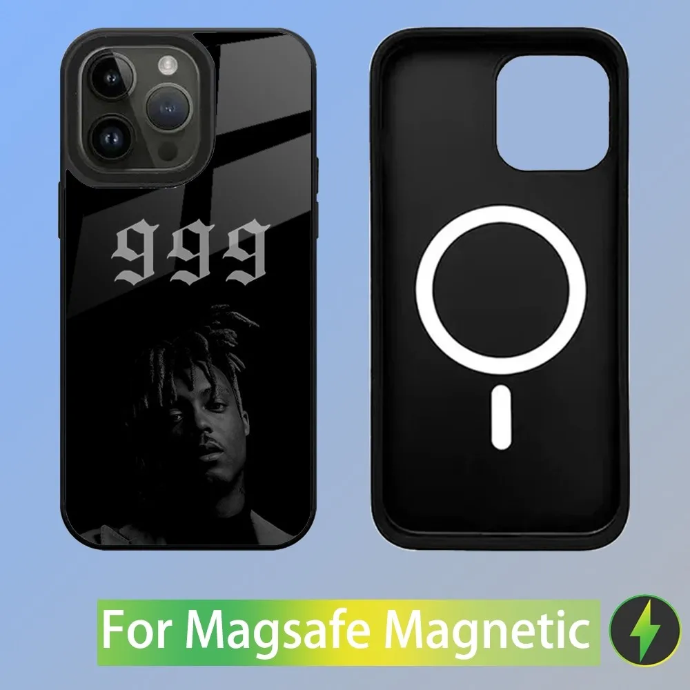 Juice Wrld Rapper Phone Case For iPhone 15,14,13,12,11,Plus,Pro,Max Mini Magsafe Magnetic Wireless Charging