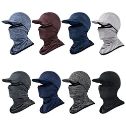 Couvre-visage de protection solaire pour hommes et femmes, chapeau de protection UV, équipement d'injsauna de glace, cyclisme, escalade, course à pied, capot d'équitation