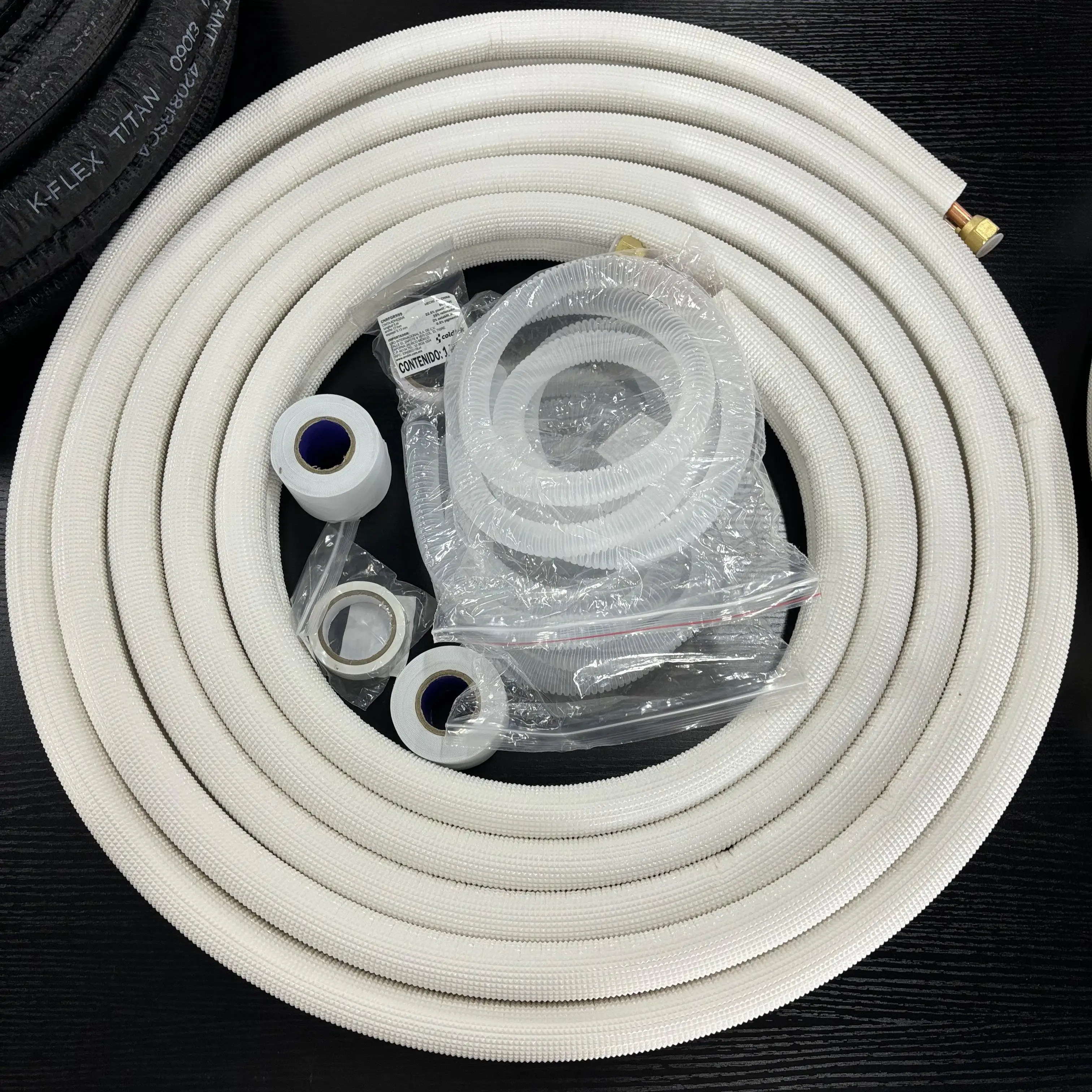 15m 20m 30m 50m 1/4-3/8  Standard Size Insulated Copper Pair Coils for Air Conditioning