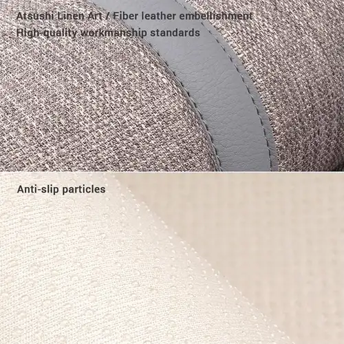 Car Seat Chair Protect Breathable Flax Seat Cover Dampproof Universal Car Accessories Interior Four Seasons C4M6 - Image 3