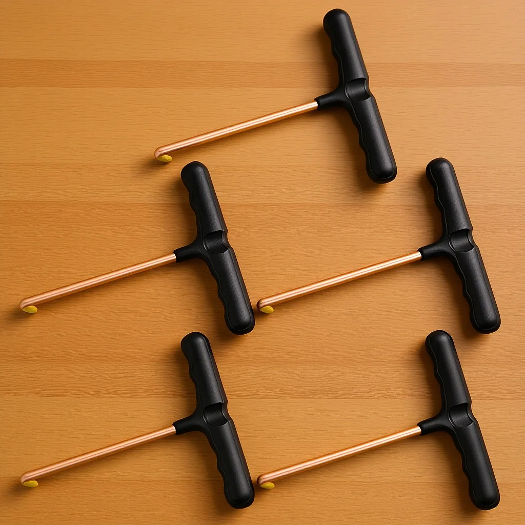 

5Pcs Professional Shoelace Tighteners Portable T-Shaped Pulling Tools Heavy-Duty Build for Skates Boots Sneakers Use