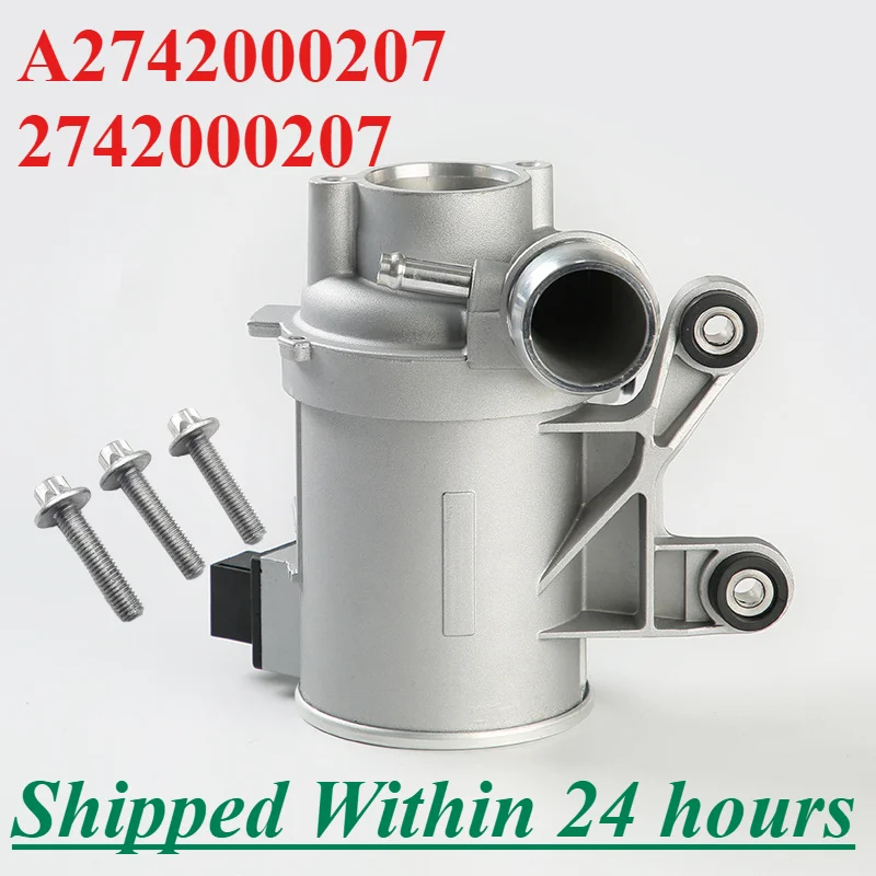 

A 2742000207 2742000207 Для Mercedes Benz C180 C200 C300 C350E E200 E300 GLC260 SLC200 Электронный водяной насос охлаждения двигателя 12 В