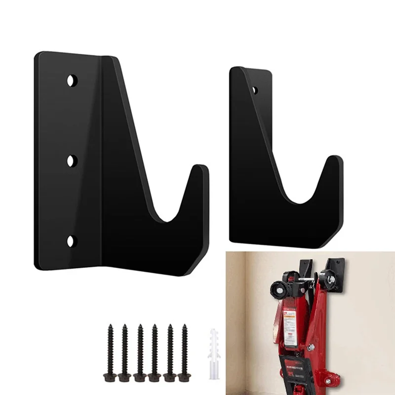 B97A-Floor Jack Stand Rack Wall Mount Organizer, Car Hydraulic Trolley Jack Stands Holder Wall Storage Rack Mount Brackets