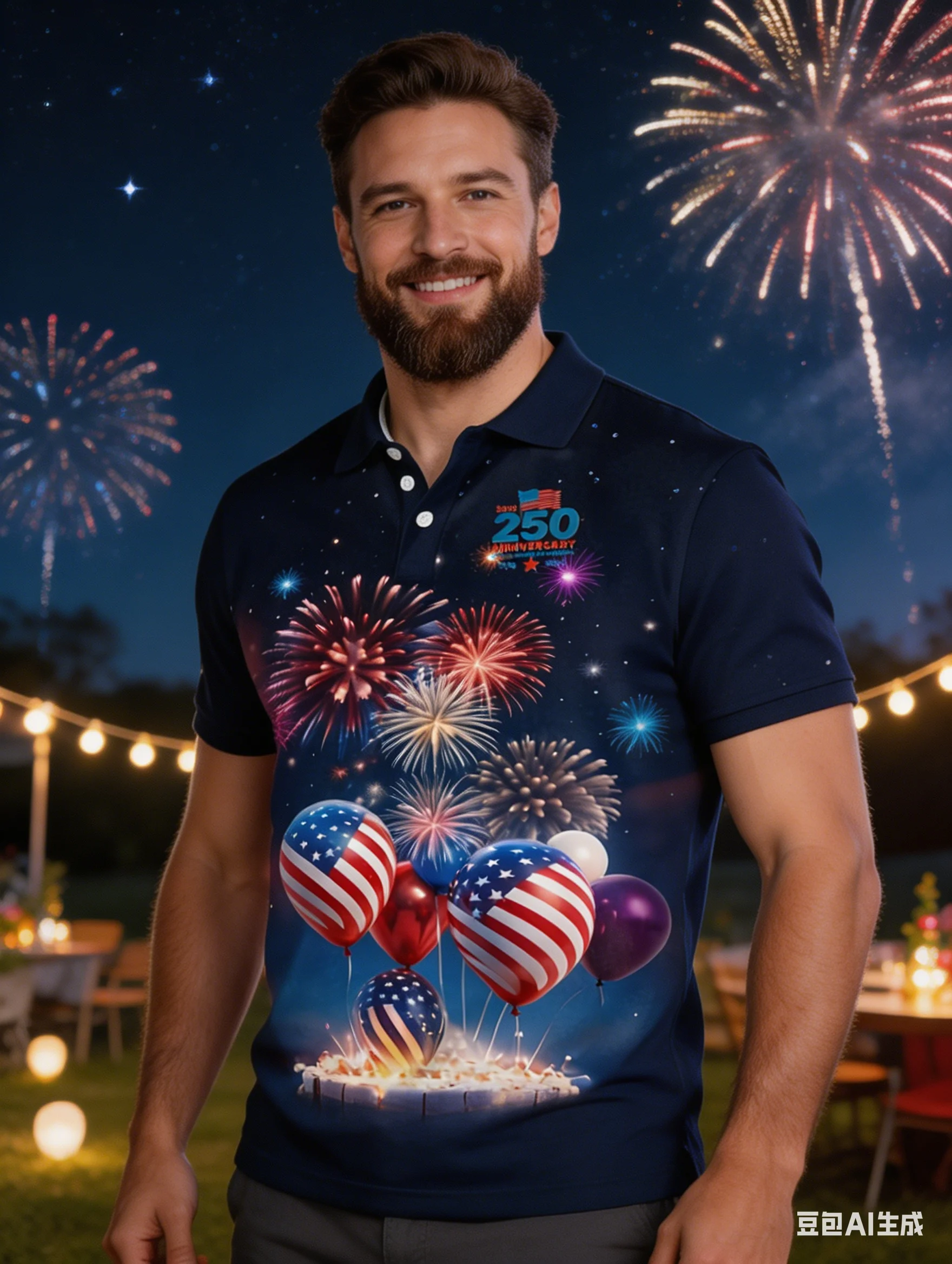 

Men's USA Patriotic Polo Shirt 3D Print Big USA Letter USA Flag Short Sleeve Casual Athletic Top 2026