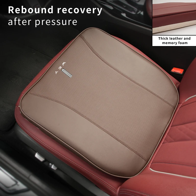 Breathable Leather Car Seat Booster Cushion For WEY GREAT WALL HAVAL H6 H9 M6 F7 F7X POER Soft Memory Foam Auto Protection Mat