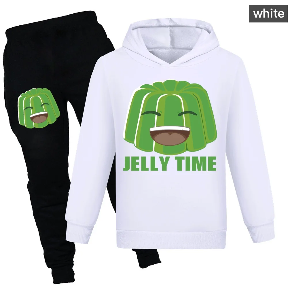 الأولاد أزياء ملابس الاطفال جيلي الوقت طويلة الأكمام بلوزات + السراويل 2PCS الدعاوى طفل الفتيات Outfits465