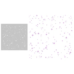 MangoCraft 1PC Universe Galaxy Stars Plastic Stencils For Decor DIY Scrapbooking Supplies Stencil For Cards Albums Background