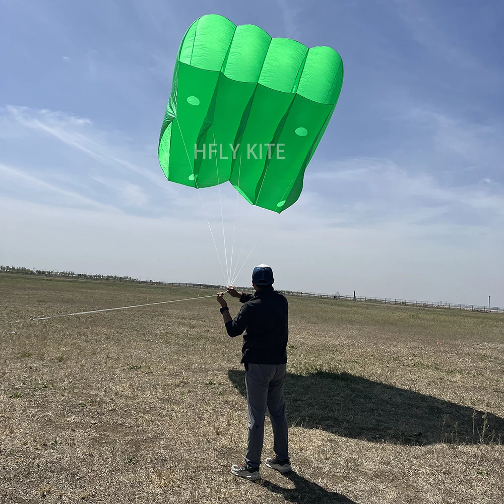 HFLY Nuovo Arrivo Morbido Gonfiabile 12 SQM Pilota Aquilone per Adulti di Alta Qualità Ripstop Nylon Sollevatore Trattore Aquiloni per Spedizione Gratuita