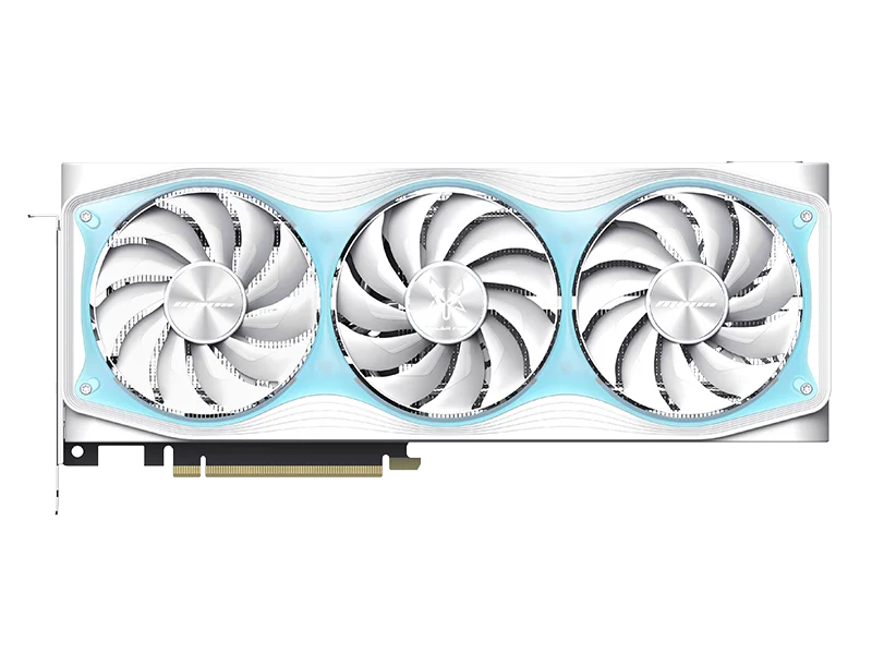 2025 New Manli Polar Fox GeForce RTX 5060 OC 8GB GDDR7 White Graphics Card RTX5060 GPU Triple Fans for Gaming PC Desktop