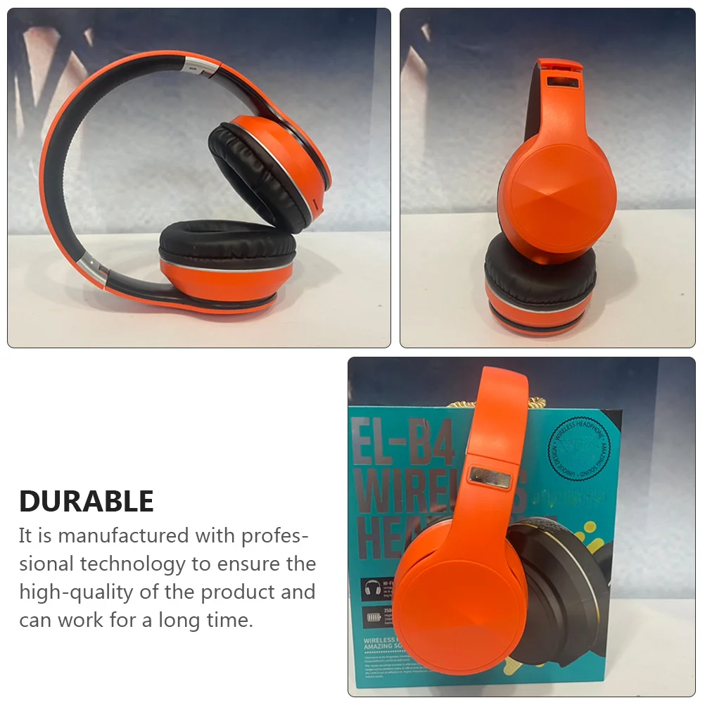 

Wireless Headset Foldable Over Ear Comfort Fit For Phone Laptop Gaming Office Stereo Audio Adjustable Breathable